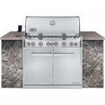 Summit S-660 Gas Grill Stainless Steel NG Built-In