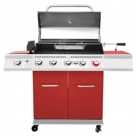 Royal Gourmet GA5403R 5-Burner BBQ Cabinet Style Gas Grill with Rotisserie Kit, Rear Burner, Sear Burner and Side Burner