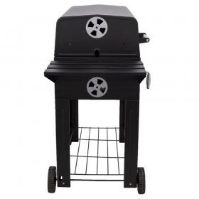 Char-Broil 21301569 American Gourmet Sante Fe 615 Charcoal Grill with Side Shelves