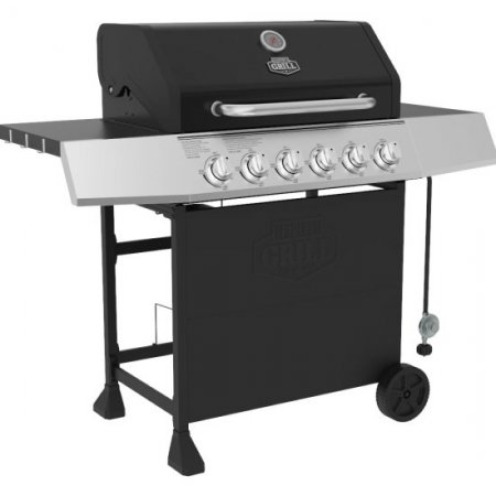 Expert Grill 6 Burner Propane Gas Grill in Black