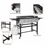 Royal Gourmet GB4001 4 Burner Flat Top Gas Griddle, 52,000 BTU for Outdoor Cooking