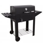 Char-Broil 21301569 American Gourmet Sante Fe 615 Charcoal Grill with Side Shelves