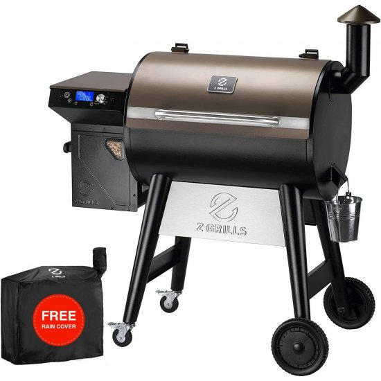 Z Grills ZPG-7002C 697 sq. in. Pellet Grill & Smoker Bronze