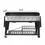 Royal Gourmet GB8001 8-Burner BBQ Gas Propane Grill Outdoor Large Party