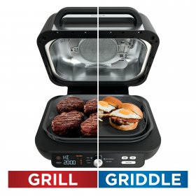 Ninja Foodi XL Pro 5-in-1 Indoor Grill & Griddle with 4-Quart Air Fryer, and Bake, IG600