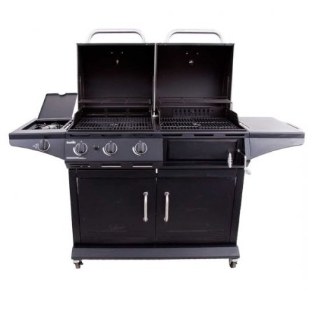 Char-Broil 1010 Deluxe LP Gas & Charcoal Cabinet Outdoor Grill