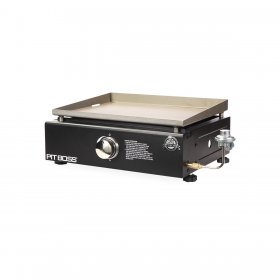 Pit Boss 1 Burner Portable Gas Griddle, Lightweight and portable Cast Iron Griddle