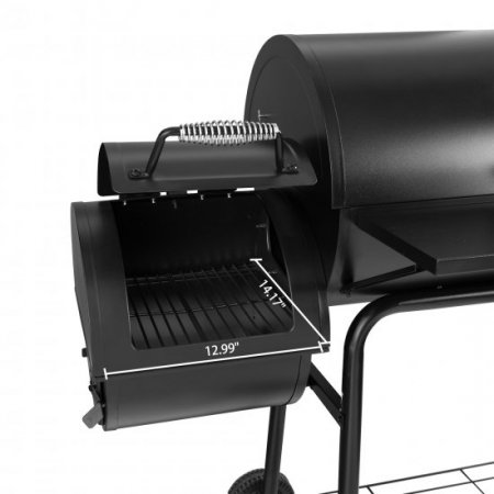 Royal Gourmet 30" CC1830SC Charcoal Grill with Offset Smoker and Cover