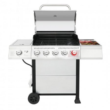 Royal Gourmet GA5401T 5-Burner BBQ Liquid Gas Grill with Sear Burner and Side Burner, 64,000 BTU