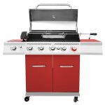 Royal Gourmet GA5403R 5-Burner BBQ Cabinet Style Gas Grill with Rotisserie Kit, Rear Burner, Sear Burner and Side Burner