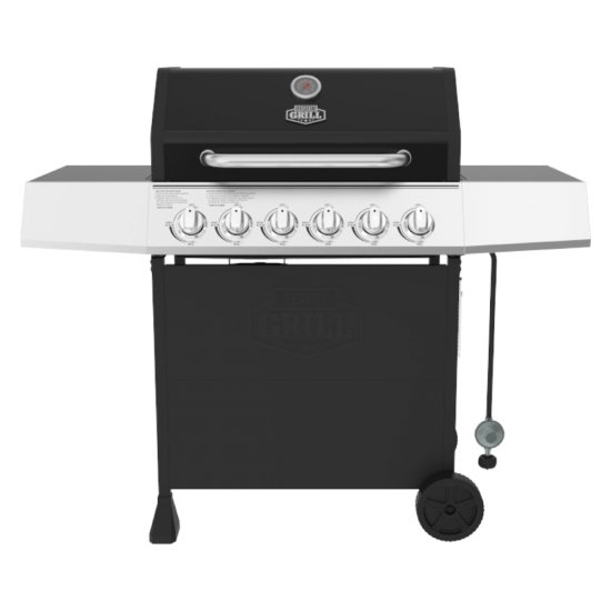 Expert Grill 6 Burner Propane Gas Grill in Black