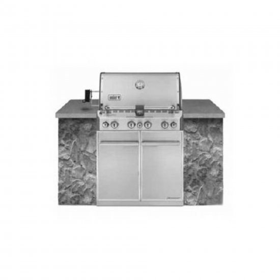 Summit S-460 Gas Grill Stainless Steel NG Built-In