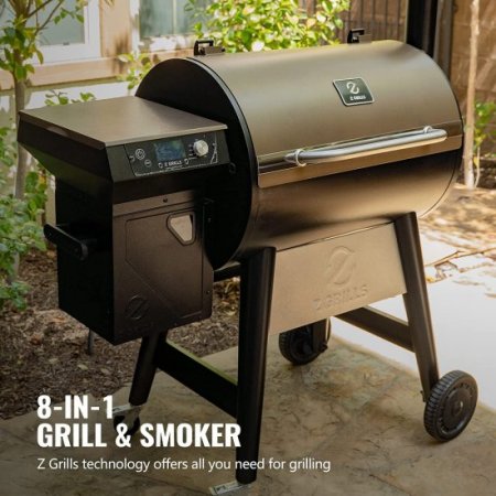 Z Grills ZPG-7002C 697 sq. in. Pellet Grill & Smoker Bronze