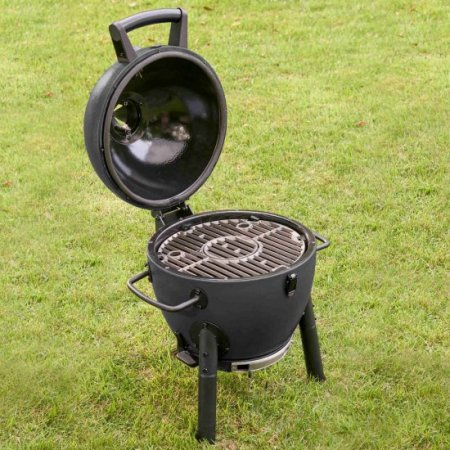 Char-Griller Akorn Jr. Charcoal Kamado Gray