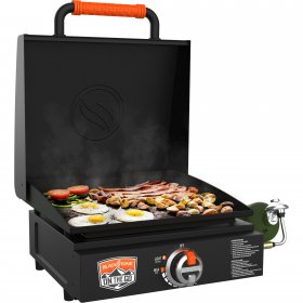Blackstone On The Go 17" Tabletop Griddle Flat-Top Grill with Hood