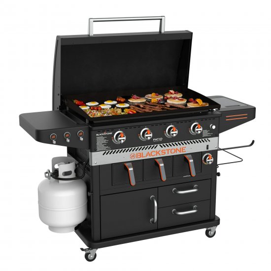 Blackstone Patio Series 4-Burner 36\" Griddle with Air Fryer