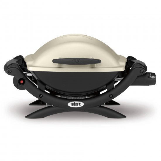 Weber Q 1000 1-Burner Portable Gas Grill, Titanium