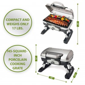 Petit Gourmet Tabletop Gas Grill Stainless