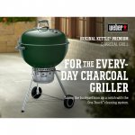 Weber Original Kettle Premium 22" Green Charcoal Grill