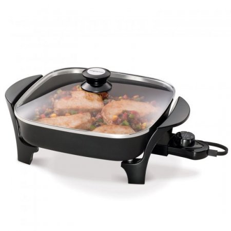 Presto 11" Electric Skillet with Glass Cover