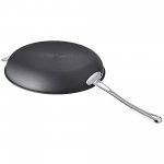 Cuisinart Contour Hard Anodized 12-Inch Open Skillet with Helper Handle,Black