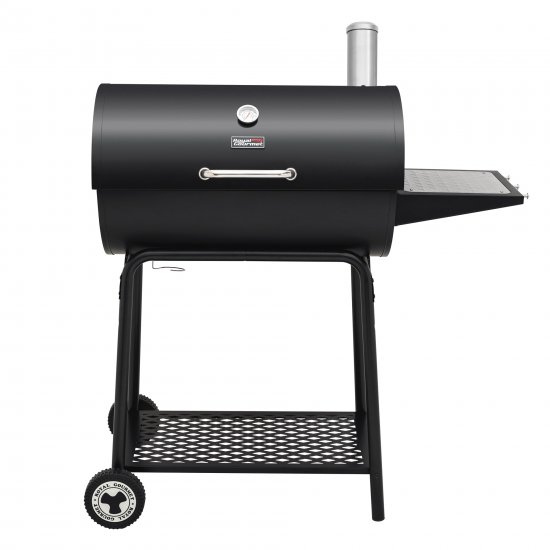 Royal Gourmet 30\" CC1830 627 Square inches Barrel Charcoal Grill with Side Table