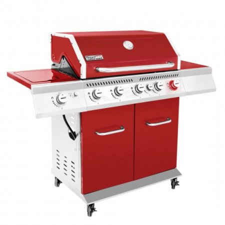 Royal Gourmet GA5403R 5-Burner BBQ Cabinet Style Gas Grill with Rotisserie Kit, Rear Burner, Sear Burner and Side Burner