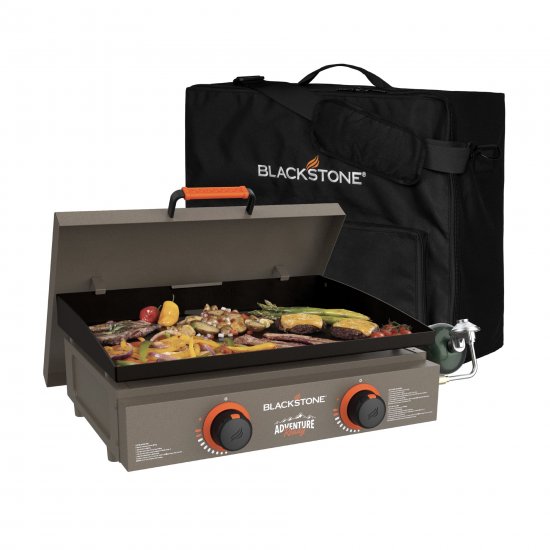 Blackstone Adventure Ready 22\" Propane Griddle Gift Set in Outback Tan