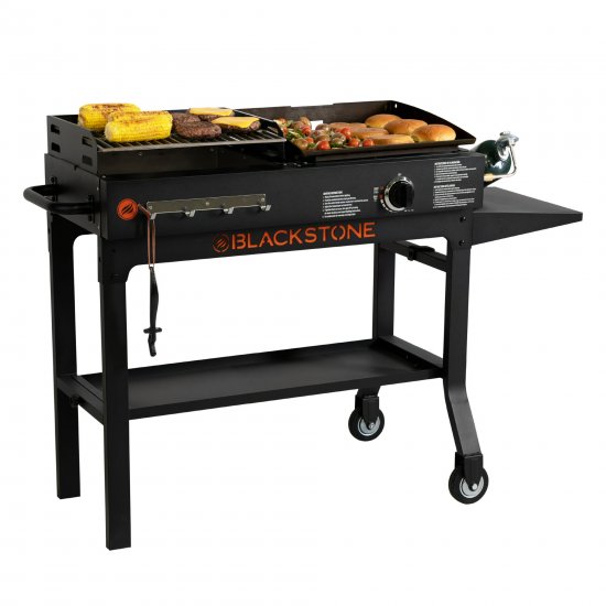 Blackstone Duo 17\" Griddle and Charcoal Grill Combo