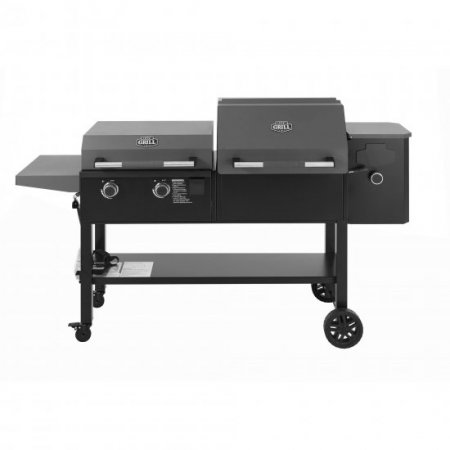 Expert Grill Concord 3-In-1 Pellet Grill, Smoker, and Propane Gas Griddle