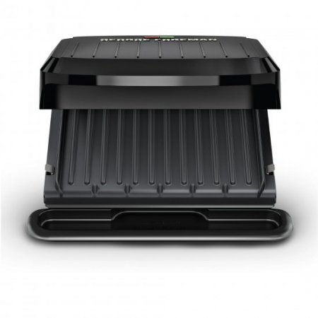 George Foreman 4-Serving Removable Plate Grill and Panini, Black, GRP1065B