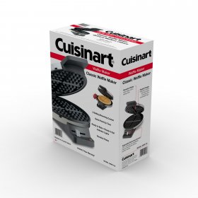 Cuisinart 1-Waffle Round Electric Waffle Maker, Stainless Steel