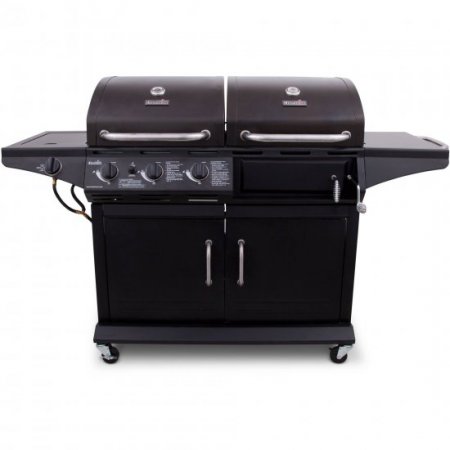 Char-Broil 1010 Deluxe LP Gas & Charcoal Cabinet Outdoor Grill