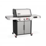 Weber Genesis Smart SX-325s 3-Burner Propane Gas Grill in Stainless Steel with Connect Smart Grilling Technology