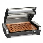 Hamilton Beach Electric Indoor Searing Grill with Removable Nonstick Ceramic Plate, 25363