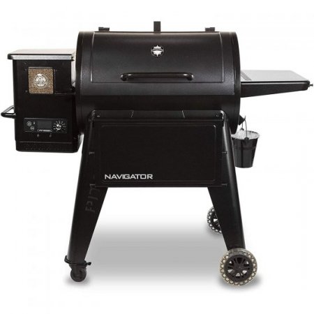 Pit Boss PB850G Navigator Wood Pellet Grill and Smoker, Fitted Cover 10527