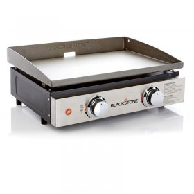 Blackstone 2-Burner 22 Tabletop Griddle with Stainless Steel Front