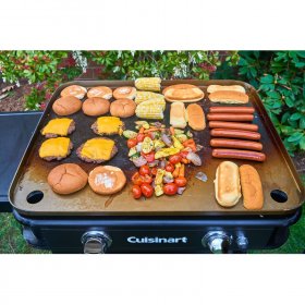 Cuisinart 28-In. Outdoor Gas Griddle Folds Flat for Tabletop and Tailgate Use