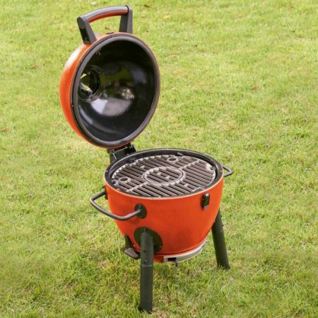 Char-Griller Akorn Jr. Charcoal Kamado Orange