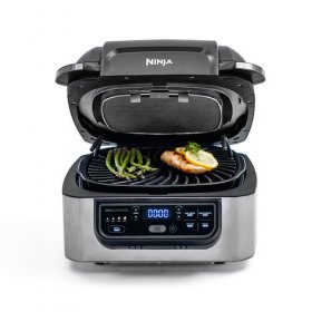 Ninja AG302 Foody 5-in-1 Indoor Grill with Air Fry, Roast, Bake and Dehydrate