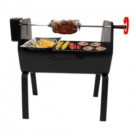 Expert Grill Charcoal Portable Rotisserie BBQ Grill