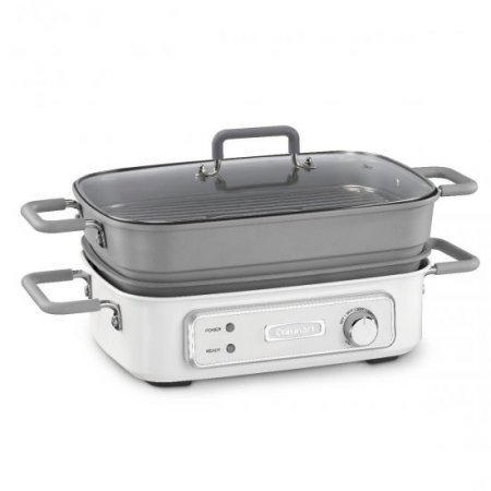 Cuisinart STACK5 Multifunctional Grill with Glass Lid