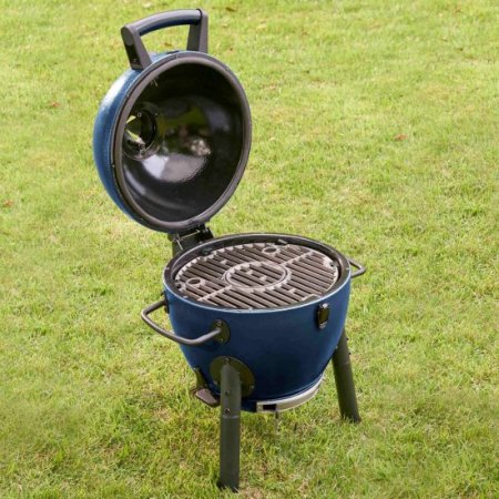 Char-Griller Akorn Jr. Charcoal Kamado Blue