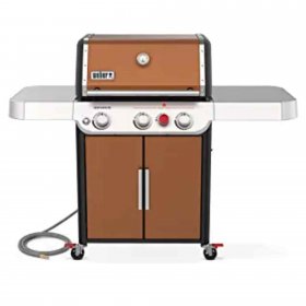 Weber-Stephen Products 102622 Genesis E-325s Natural Gas Grill with 39000-BTUs Sear 3-Burner, Copper