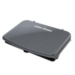 George Foreman 9 Serving Classic Plate Electric Indoor Grill and Panini Press in Gunmetal Grey