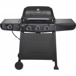 Char-Broil 461770719 Thermos Quickset 3-Burner Gas Grill, Black