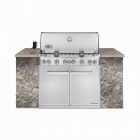 Summit S-660 Gas Grill Stainless Steel LP Built-In