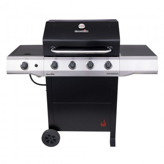 Char-Broil Performance 4-Burner Liquid Propane, Cart-Style Outdoor Gas Grill- Black