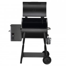 Z GRILLS ZPG-550A 585 sq. in. Wood Pellet Grill and Smoker 8-in-1 BBQ Black