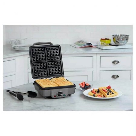 Cuisinart Waffle Makers Belgian Waffle Maker with Pancake Plates